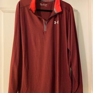 Under Armor long sleeve zip Mens shirt